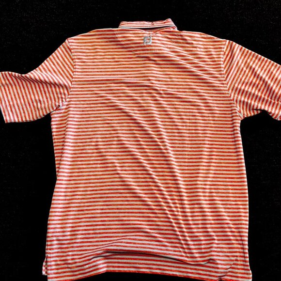 Lot of 3 FootJoy Golf Polo Shirts Men's 2XL Blue Pink Striped Bent Brook - Picture 6 of 7